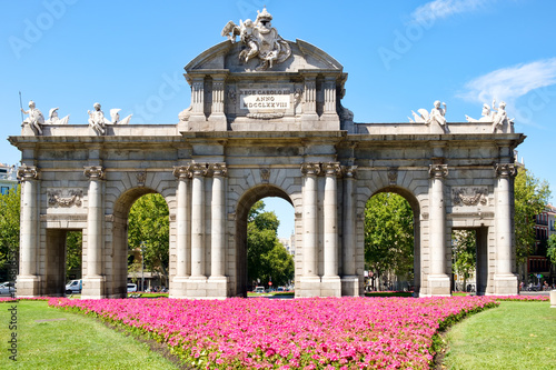 Puerta de Alcala,a symbol of the city of Madrid