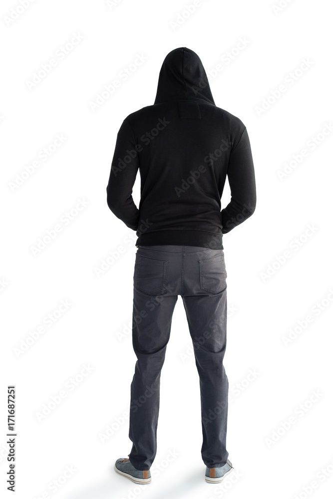 Man standing against white background Man standing against white background