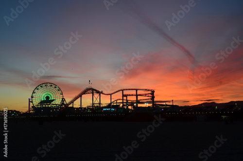 Santa Monica Pier Sunset