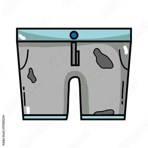 dirty shorts style design icon vector illustration