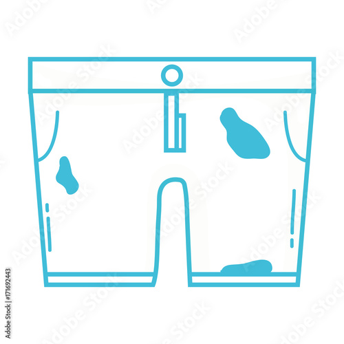 line dirty shorts style design icon vector illustration