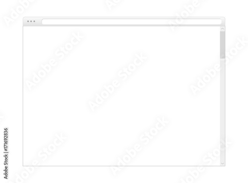 simple browser mock-up illustration
