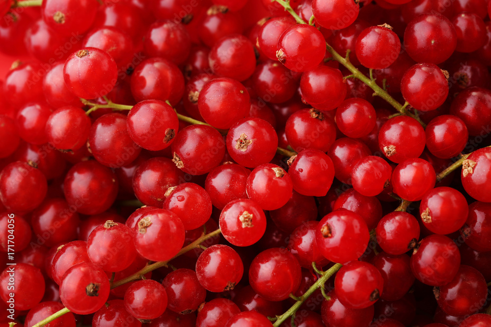 Ripe and sweet currants background