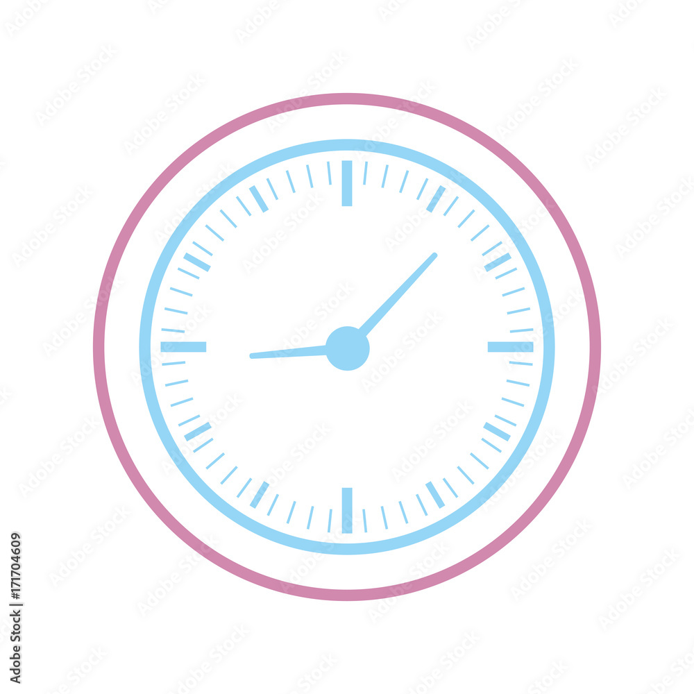 clock icon over white background vector illustration clock icon over white background vector illustration
