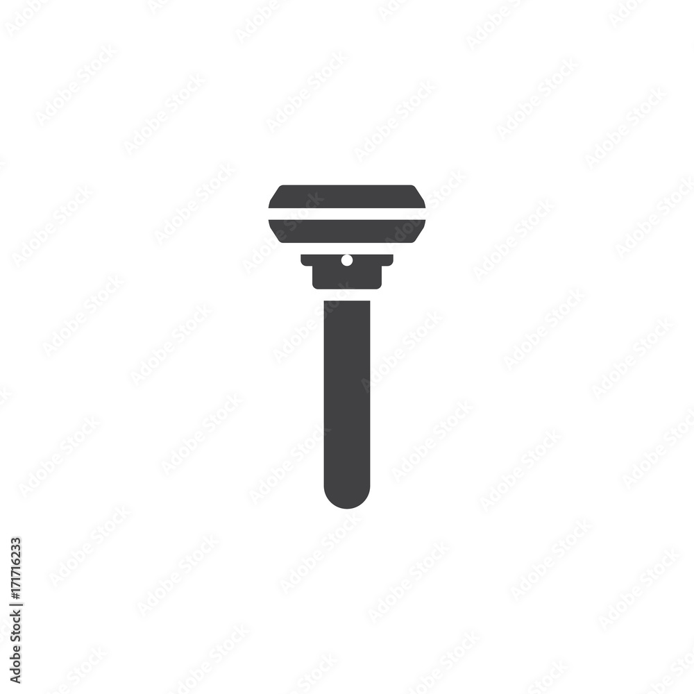 Razor icon vector, filled flat sign, solid pictogram isolated on white. Symbol, logo illustration. Razor icon vector, filled flat sign, solid pictogram isolated on white. Symbol, logo illustration.