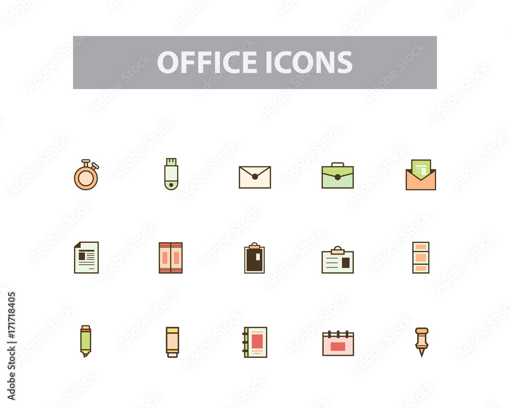 Office Vector Icons Office Vector Icons