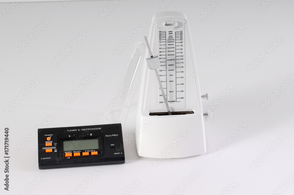 Fotografie tuner and mechanical metronome