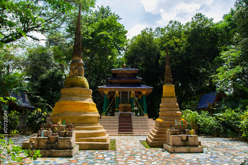Pagoda of beautiful  Buddhism in Thailand.