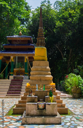 Pagoda of beautiful  Buddhism in Thailand.