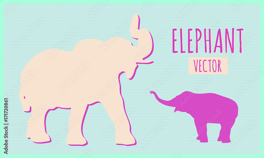 Elefanten Vektor Elefanten Vektor
