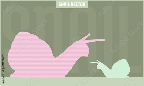 Schnecke, Snail Vektor