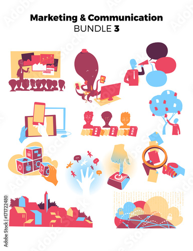 Icone di Marketing e Comunicazione