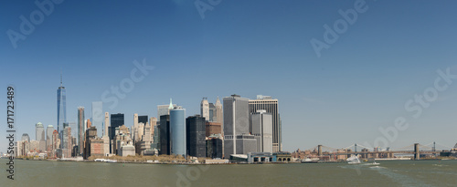 Panorama der Skyline von New York City