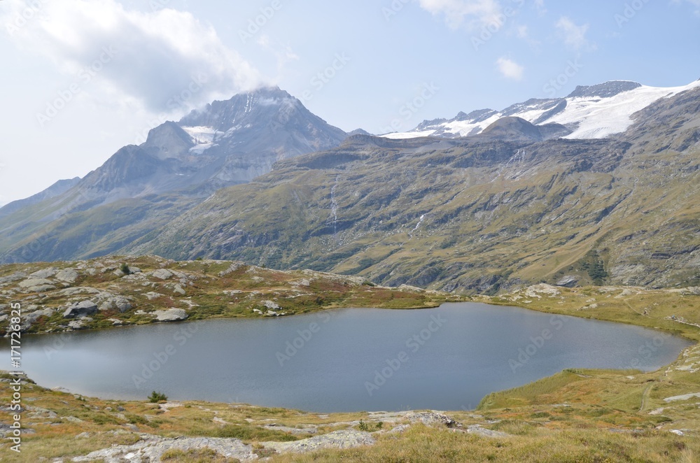 Le Lac Blanc dans le Parc National de la Vanoise, Alpes Françaises
