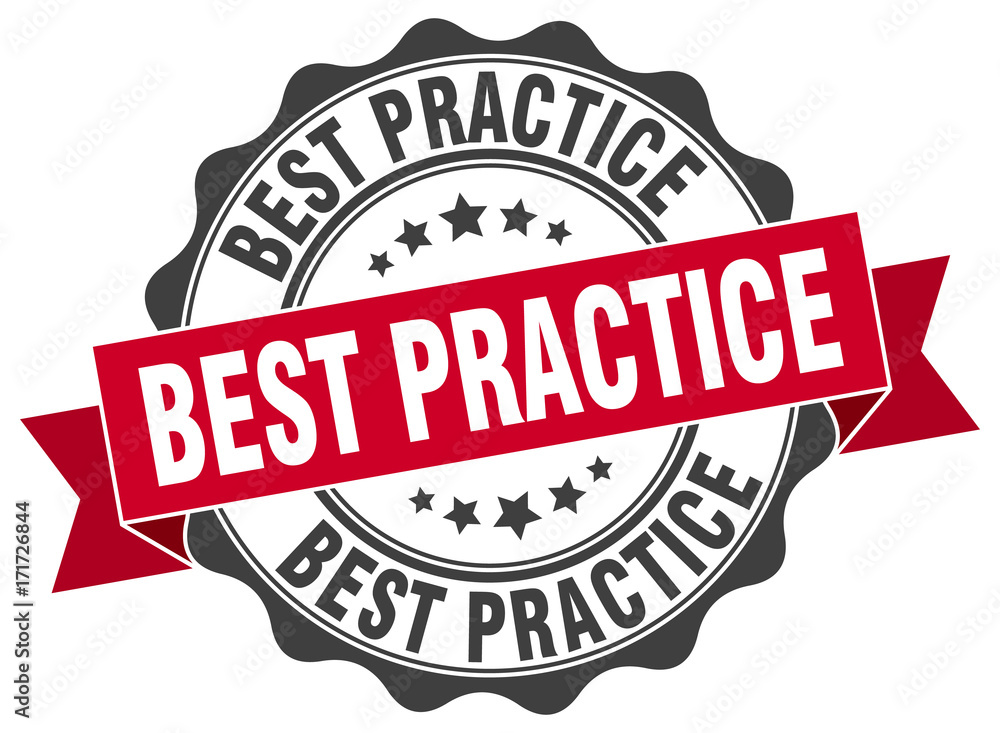 best practice stamp. sign. seal best practice stamp. sign. seal
