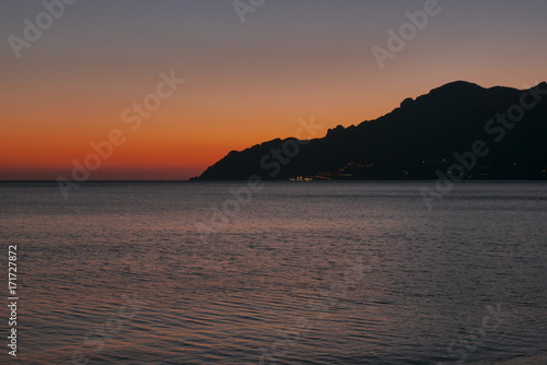 Tramonto sul lungomare di Salerno (sunset in Salerno)