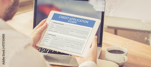 CREDIT APPLICATION FORM CONCEPT