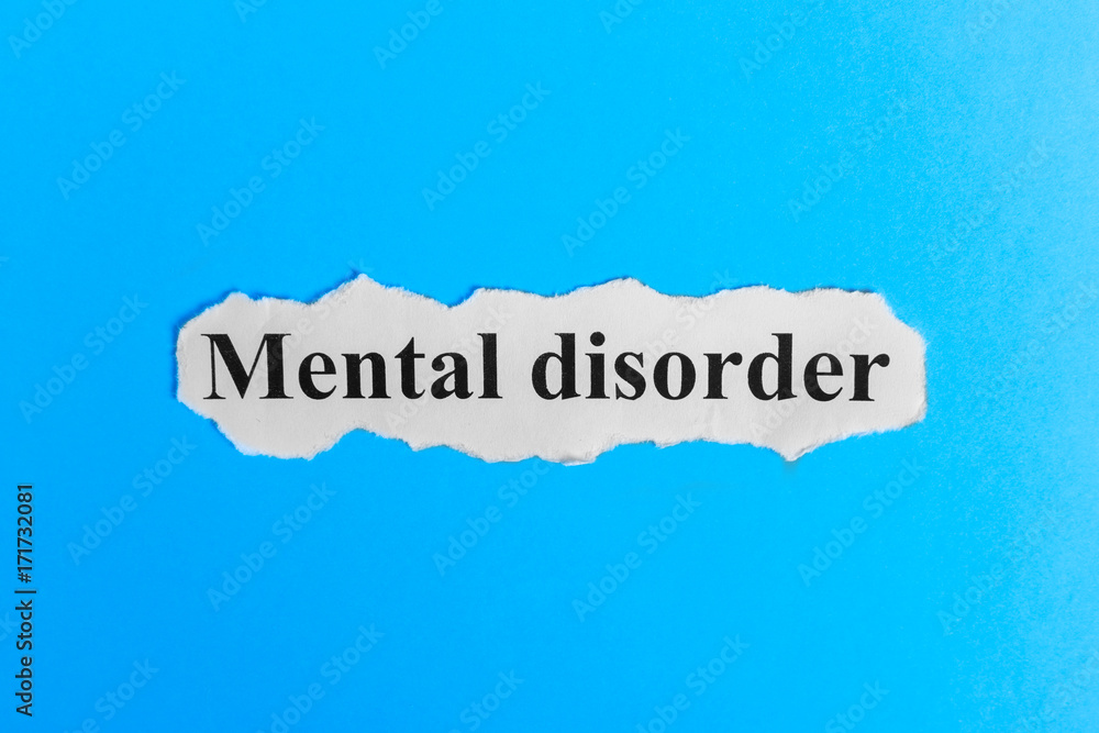 Mental Disorder text on paper. Word Mental Disorder on a piece of paper. Concept Image. Mental Disorder Syndrome Mental Disorder text on paper. Word Mental Disorder on a piece of paper. Concept Image. Mental Disorder Syndrome