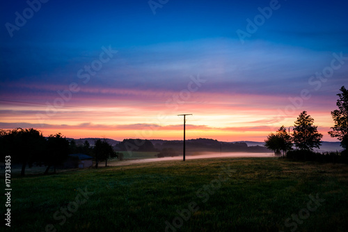 Sonnenaufgang in der Vulkaneifel