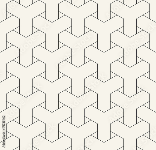 abstract seamless geometric Y grid pattern