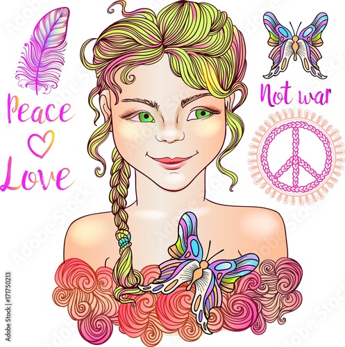 hippie pacific symbol