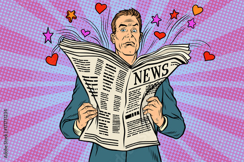 disgruntled reader reads holiday news