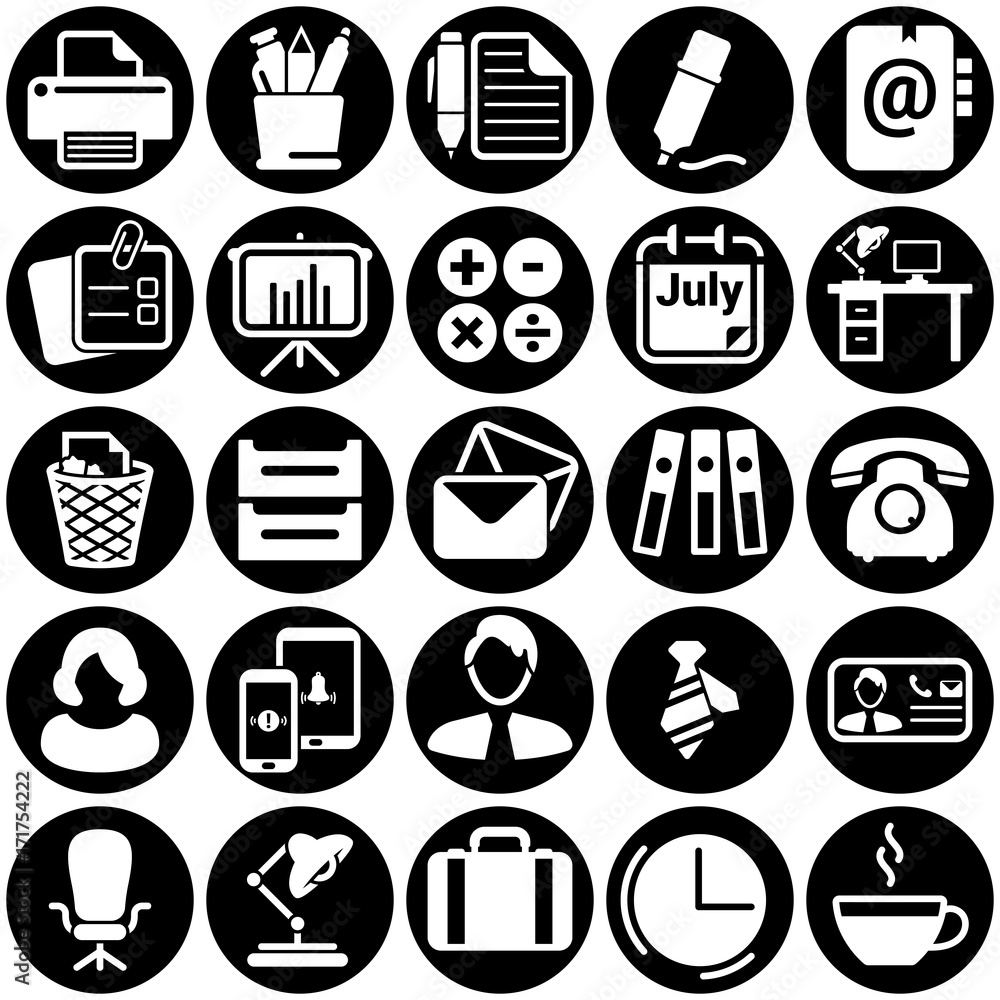 Set of simple icons on a theme workspace,time, Graph, working, table, business, work, space, , vector, design, flat, sign, symbol, object, illustration. White background Set of simple icons on a theme workspace,time, Graph, working, table, business, work, space, , vector, design, flat, sign, symbol, object, illustration. White background