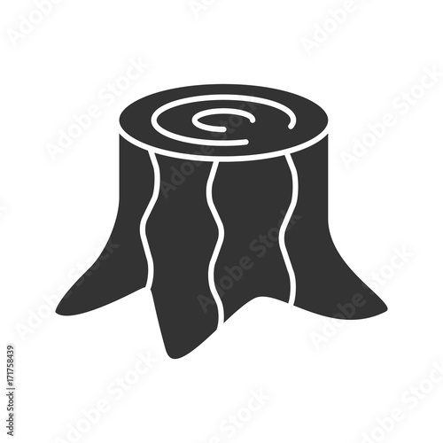 Stump glyph icon