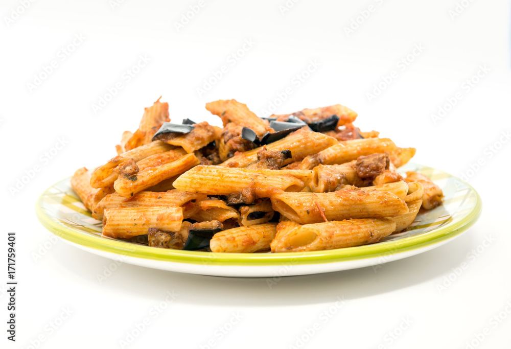 tasty pasta Italian meat sauce pasta on the table tasty pasta Italian meat sauce pasta on the table