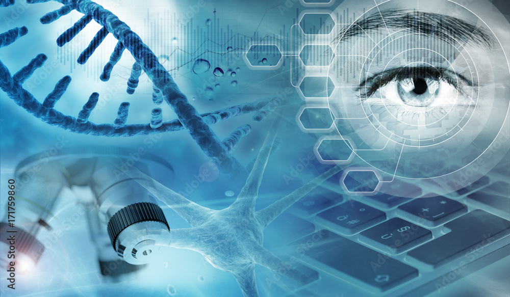 genetic analysis concept background