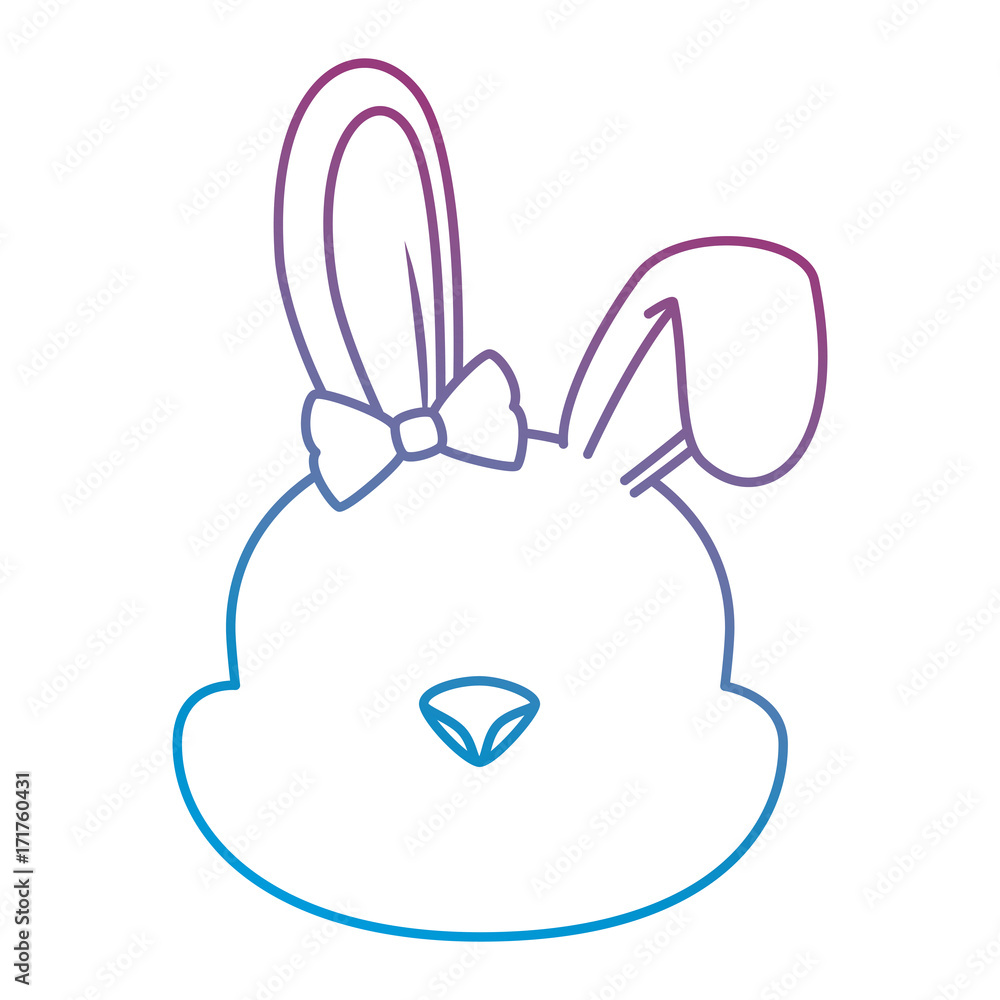 cute female rabbit character icon cute female rabbit character icon