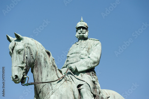 Reiterstandbild Kaiser Wilhelm I in Kiel © penofoto.de