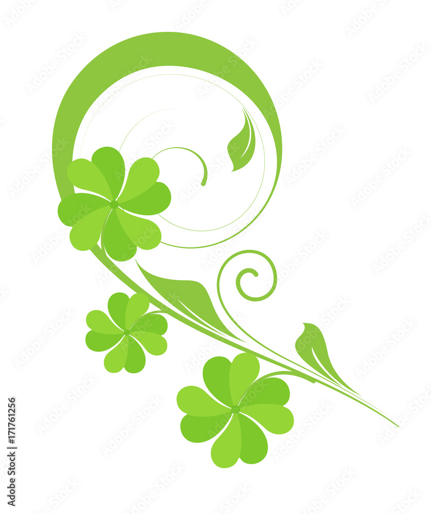 Decorative Green Patrick's Day Floral Decorative Green Patrick's Day Floral