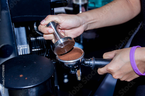 Coffee grinder coffee shop