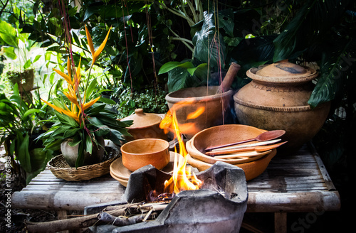 Earthen kitchen