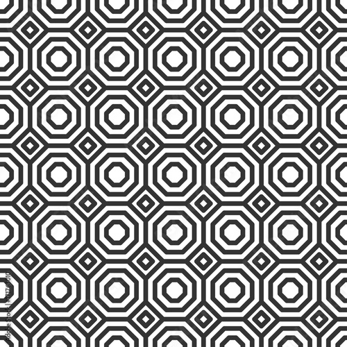 Octahedron tile. Geometric seamless pattern.