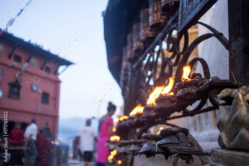 Swoyambhunath Stupa Kathmandu, Nepal © HiraShova