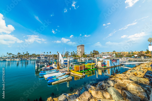 Oceanside harbor on a sunny day photo