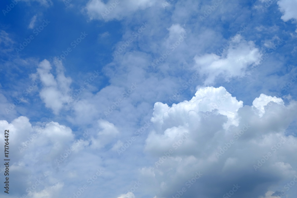 Blue Sky with Cloud Background. Blue Sky with Cloud Background.