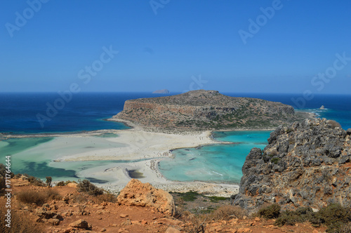 Lagon de Balos, Crète, Grece
