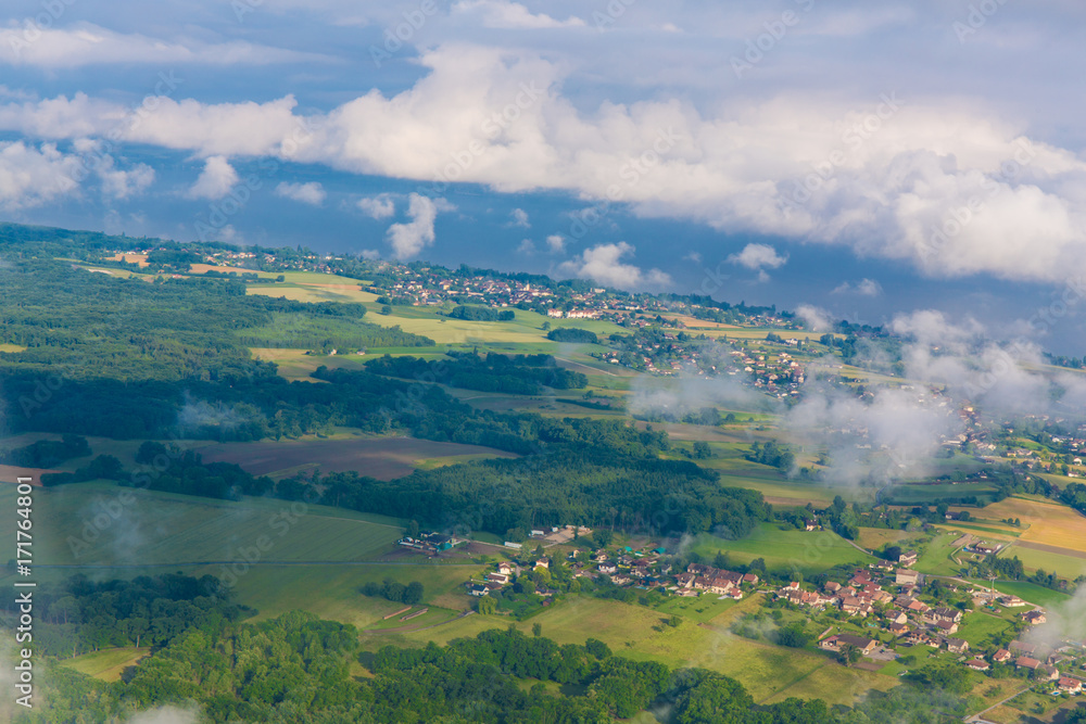 Vol au-dessus du canton de Vaud