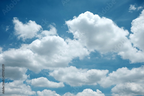 Fotografía Blue Sky with Cloud Background.