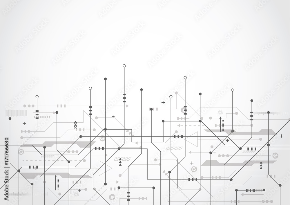 Abstract background with technology circuit board texture. Electronic motherboard illustration. Communication and engineering concept. Vector illustration Abstract background with technology circuit board texture. Electronic motherboard illustration. Communication and engineering concept. Vector illustration