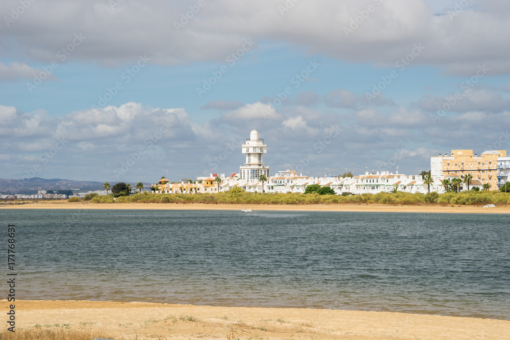 Fototapeta premium View towards Isla Cristina
