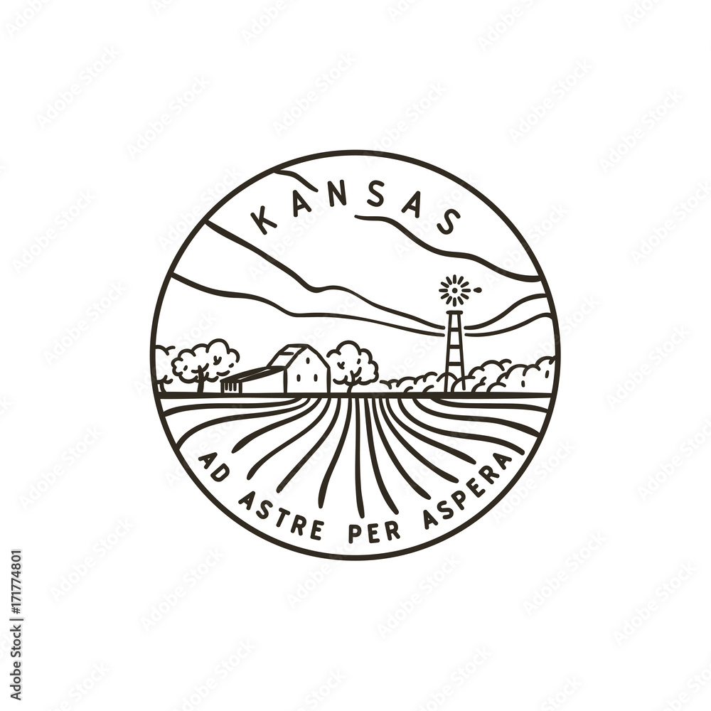 Kansas Farm Field