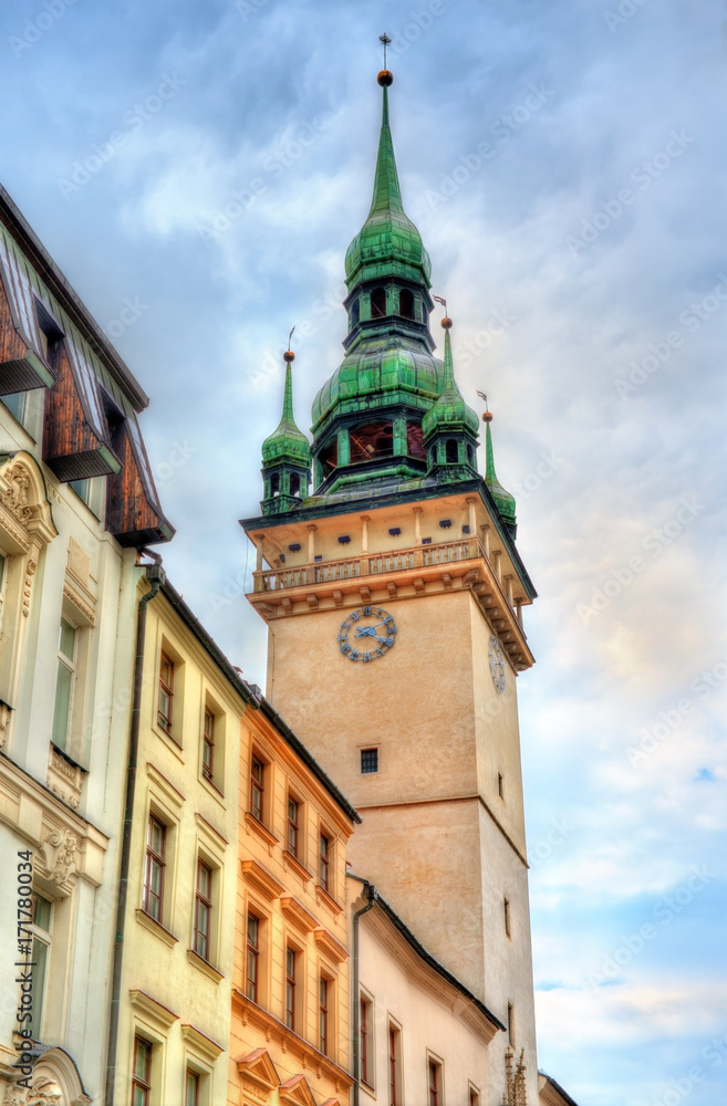 Old Town Hall tower in Brno, Czech Republic