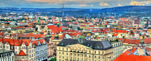 Skyline of Brno, Czech Republic