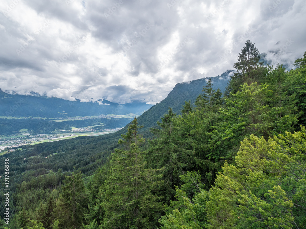 The mountains of Alps in Tyrol, Austria