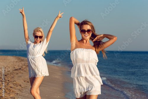 Female friends on vacation