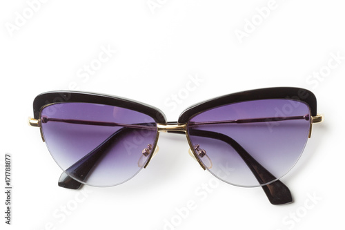 Fashion sunglasses isolated on white
